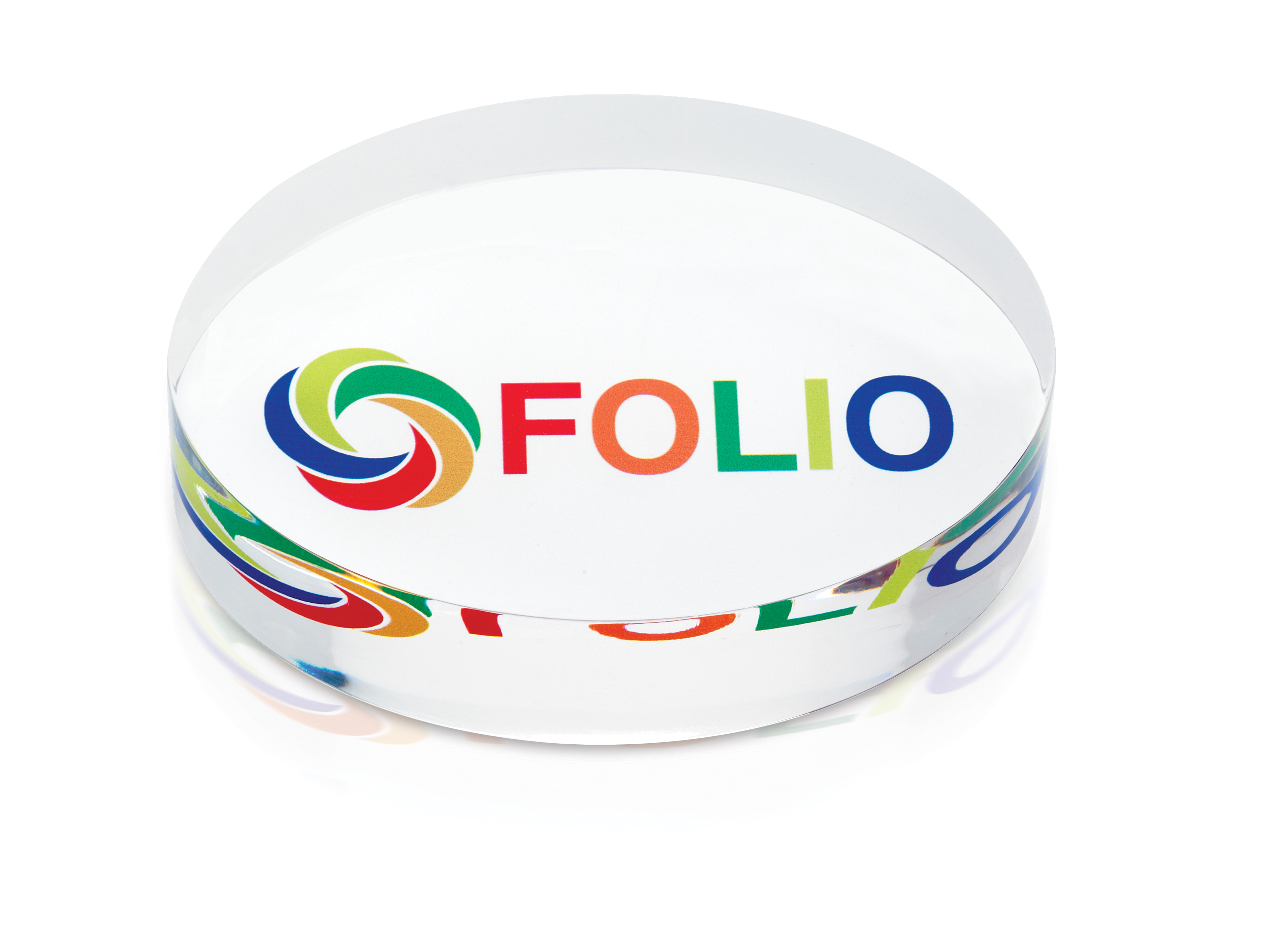 JAFFA® Oval Acrylic Paperweight 3